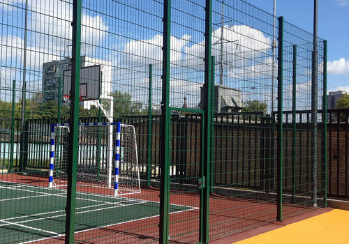 2Д забор для футбольной площадки в Краснотурьинске