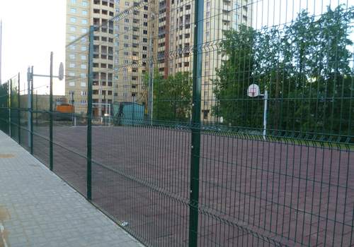 3Д забор для футбольной площадки в Краснотурьинске