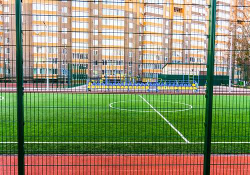 2Д забор для футбольной площадки в Краснотурьинске
