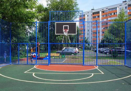 Забор Protect для баскетбольной площадки в Краснотурьинске